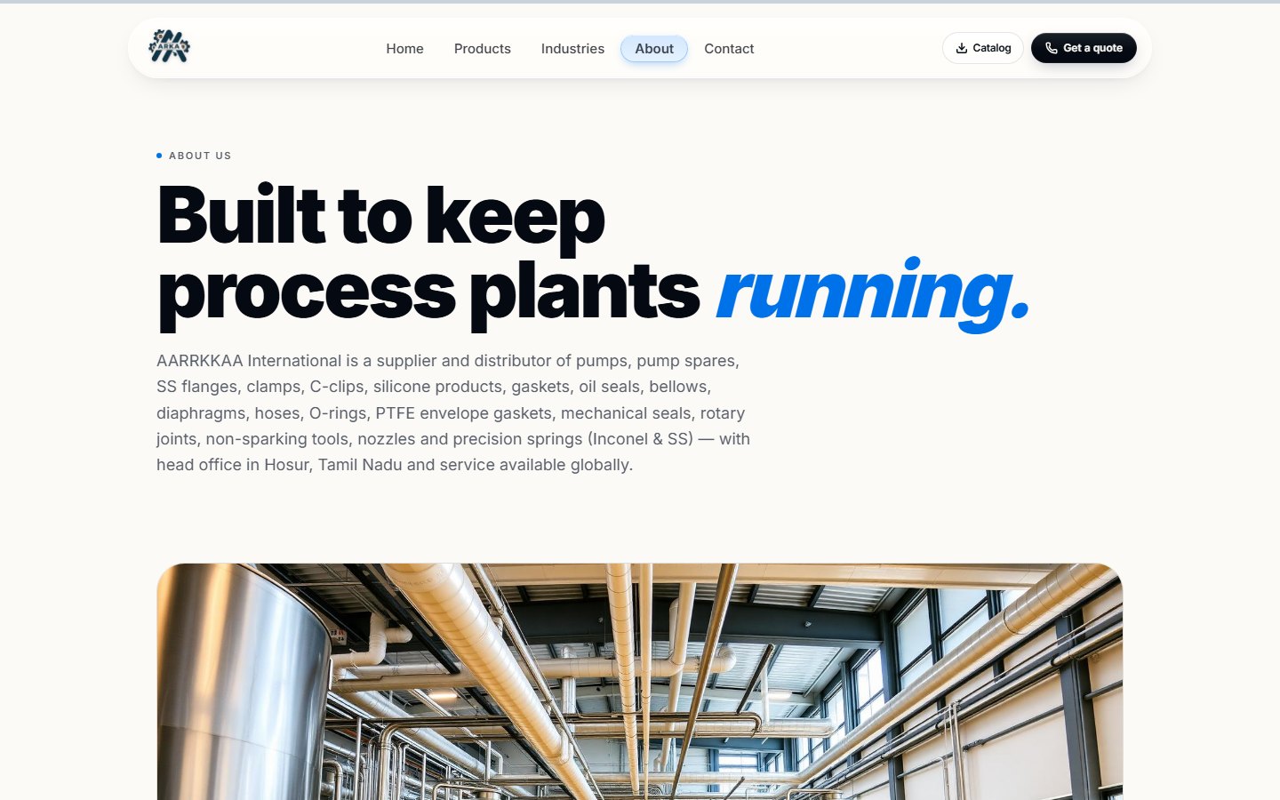 AARRKKAA - Website screenshot 2