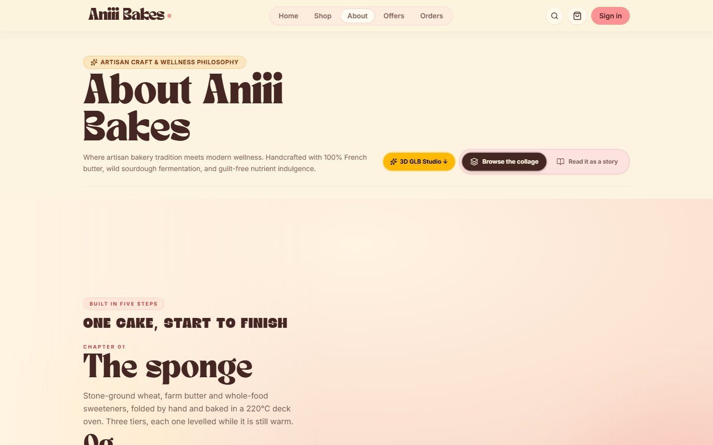 Ani Bakes - E-commerce Platform screenshot 3