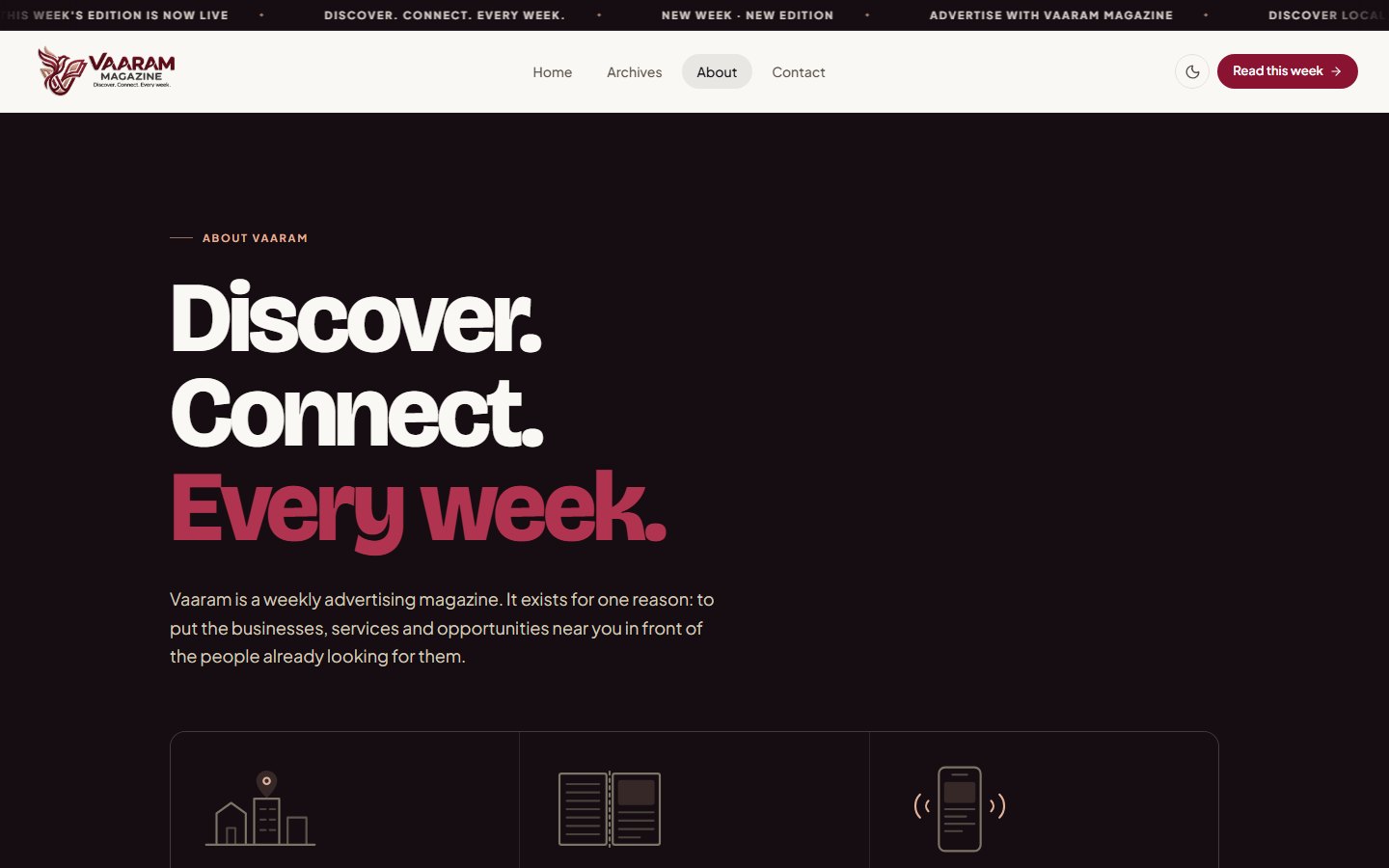 Vaaram Magazine - Weekly Publication screenshot 3